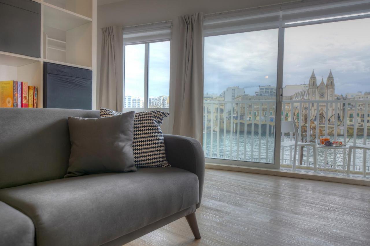First Floor Studio Apartment Seconds From Balluta Bay Ipap1-1 슬리에마 외부 사진