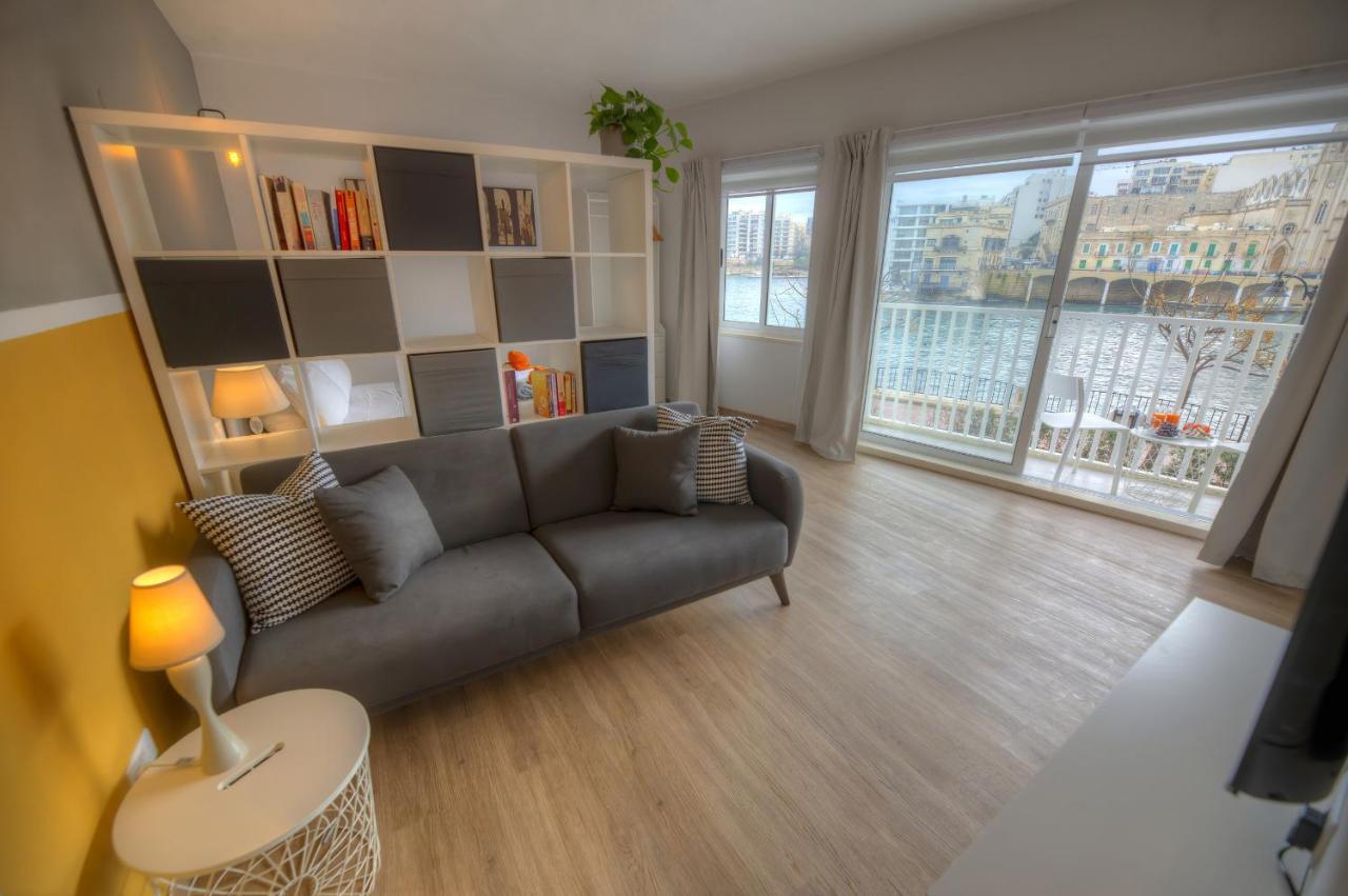 First Floor Studio Apartment Seconds From Balluta Bay Ipap1-1 슬리에마 외부 사진
