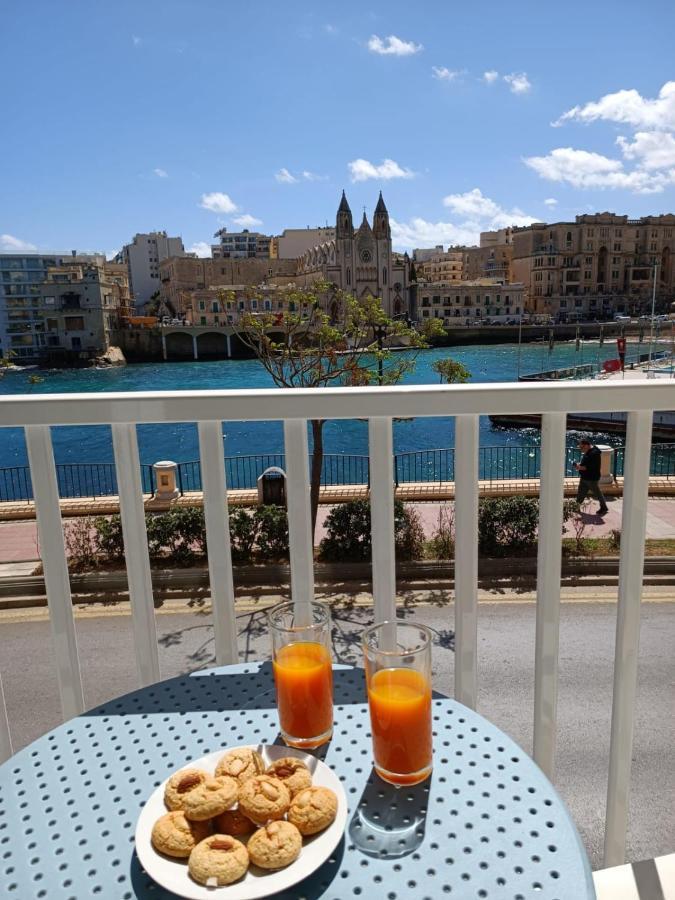 First Floor Studio Apartment Seconds From Balluta Bay Ipap1-1 슬리에마 외부 사진